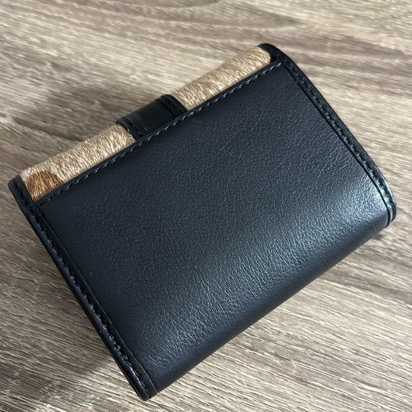 MK Colby Small Camouflage Print Calf Hair Tri-Fold Wallet NWT - Picture 3 of 8